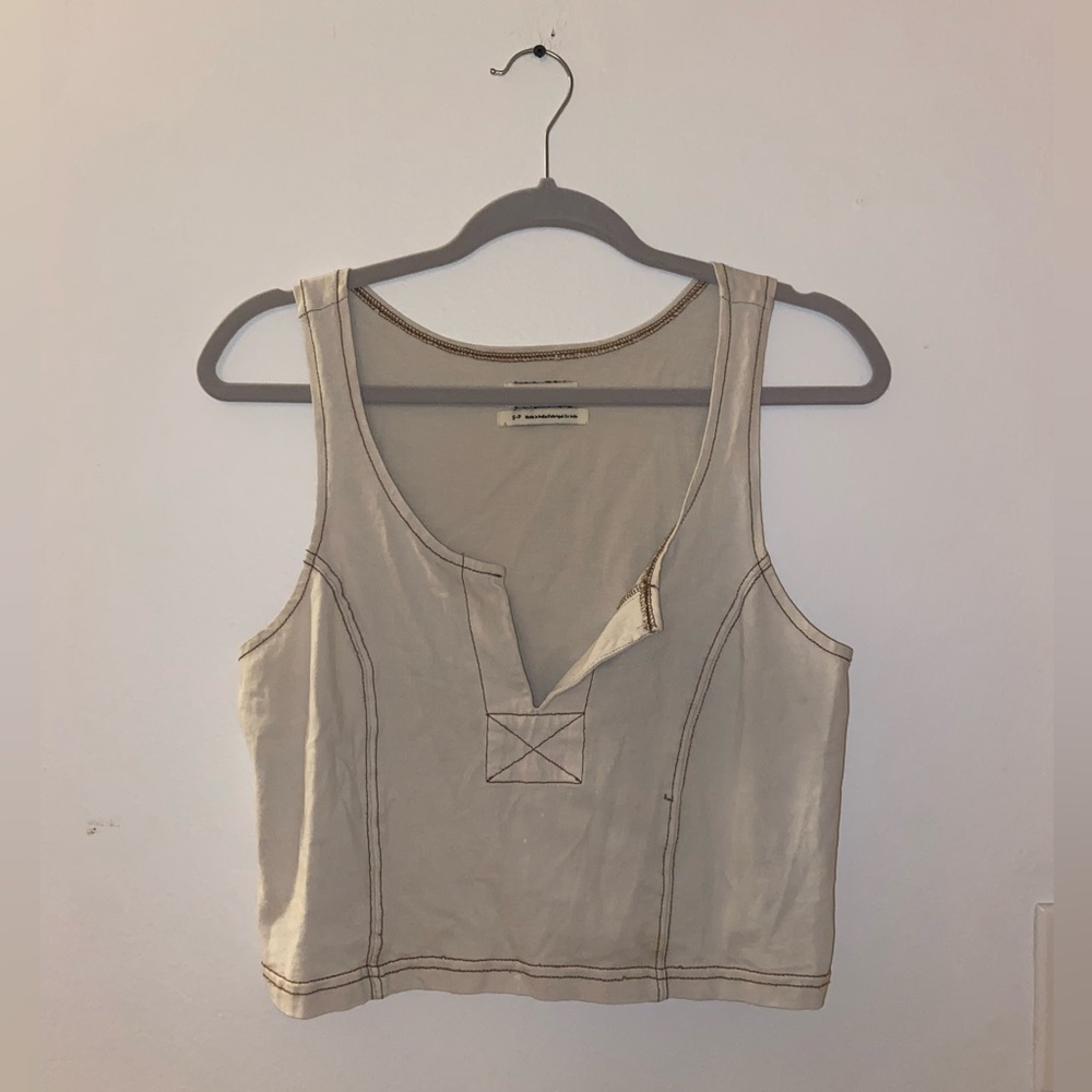 Cream tank top